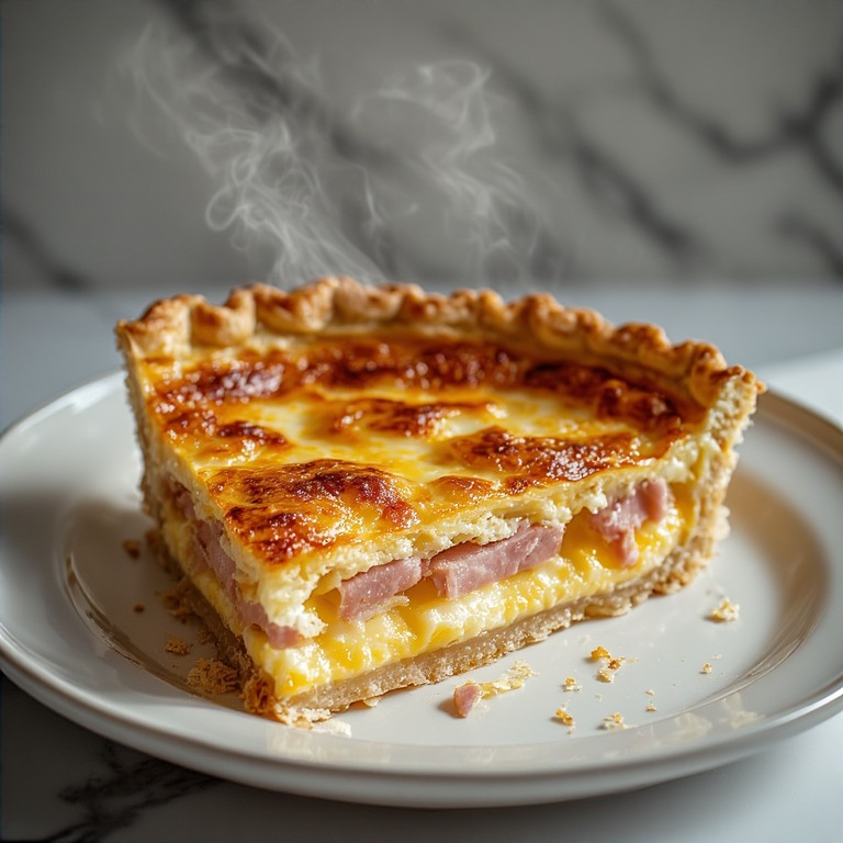 ham and cheese quiche