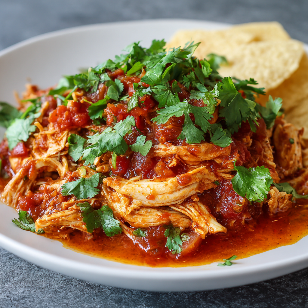 crockpot salsa chicken