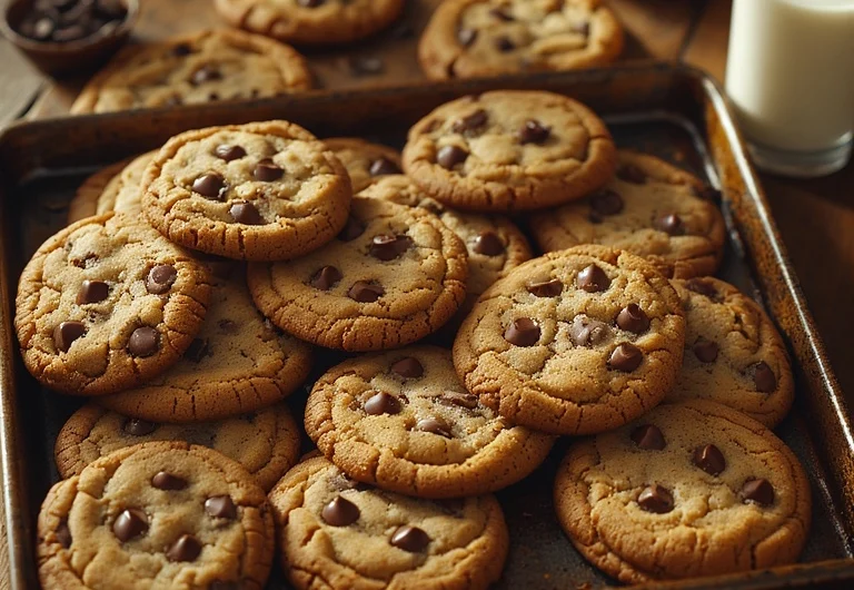 Crunchy Chocolate Chip Cookies