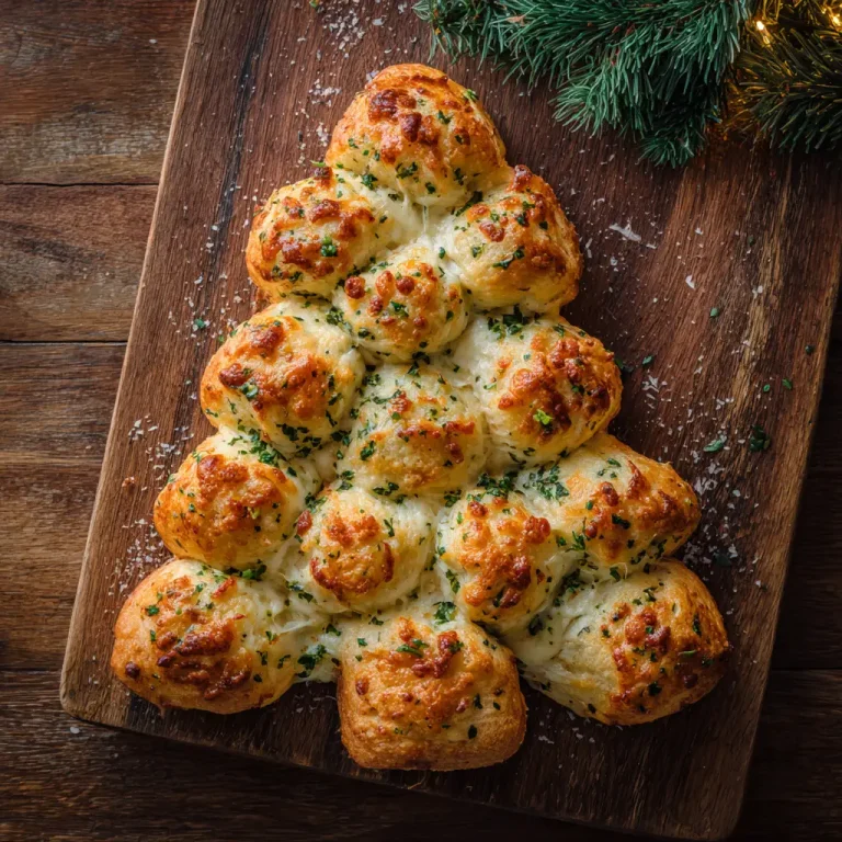 Cheesy Pull Apart Christmas Bread