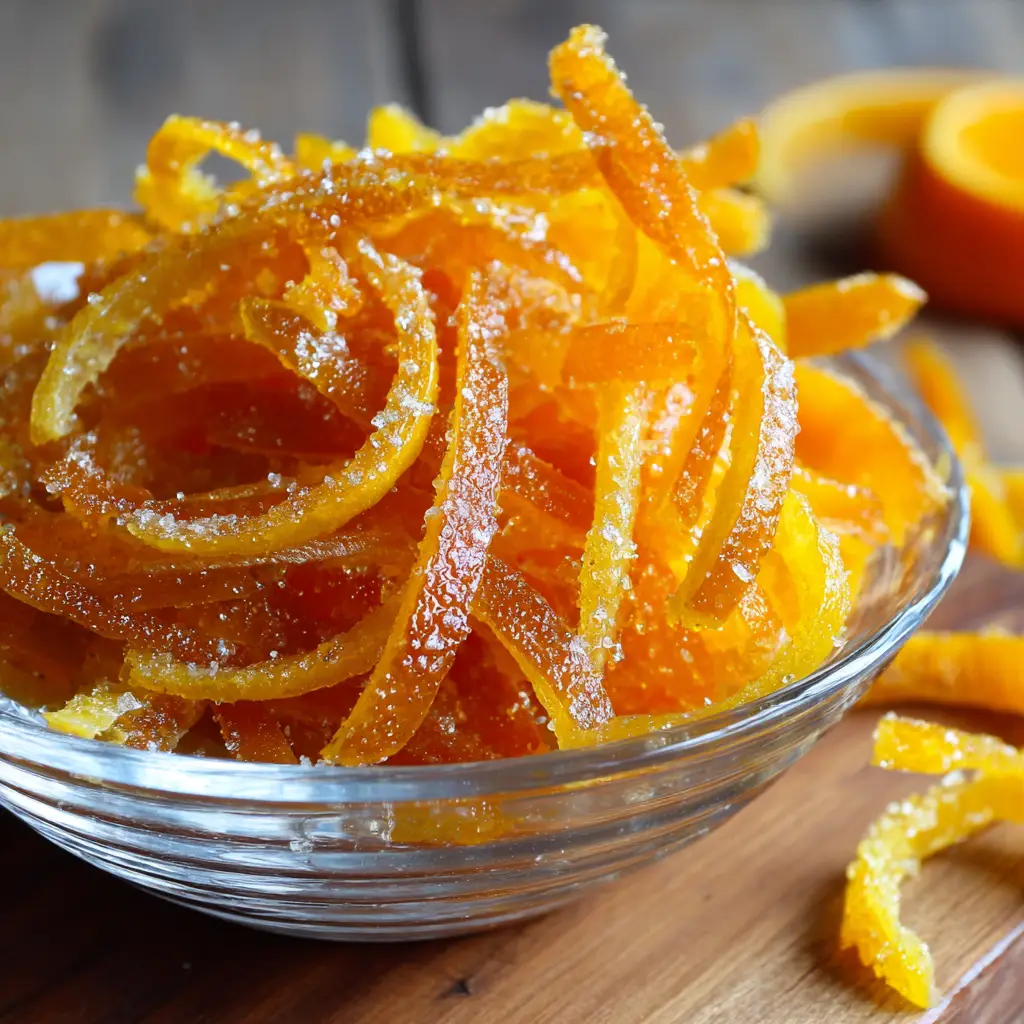 Candied Orange Peel Recipe