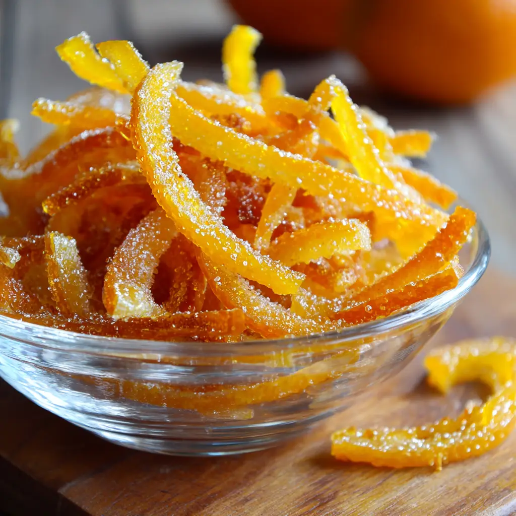 Candied Orange Peel Recipe