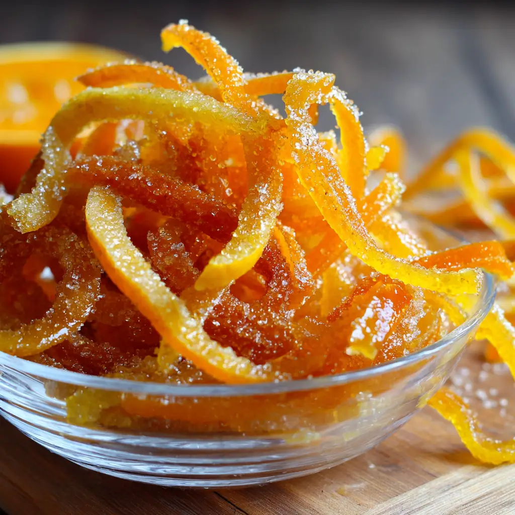 Candied Orange Peel Recipe