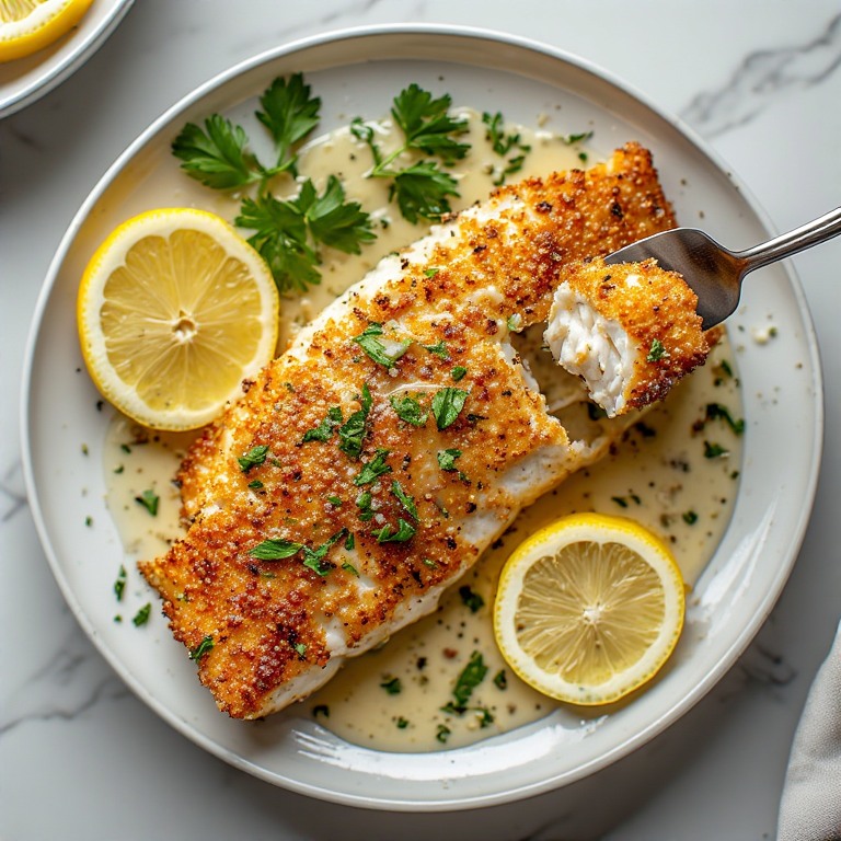 crispy lemon baked fish recipe