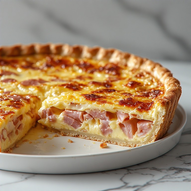 ham and cheese quiche