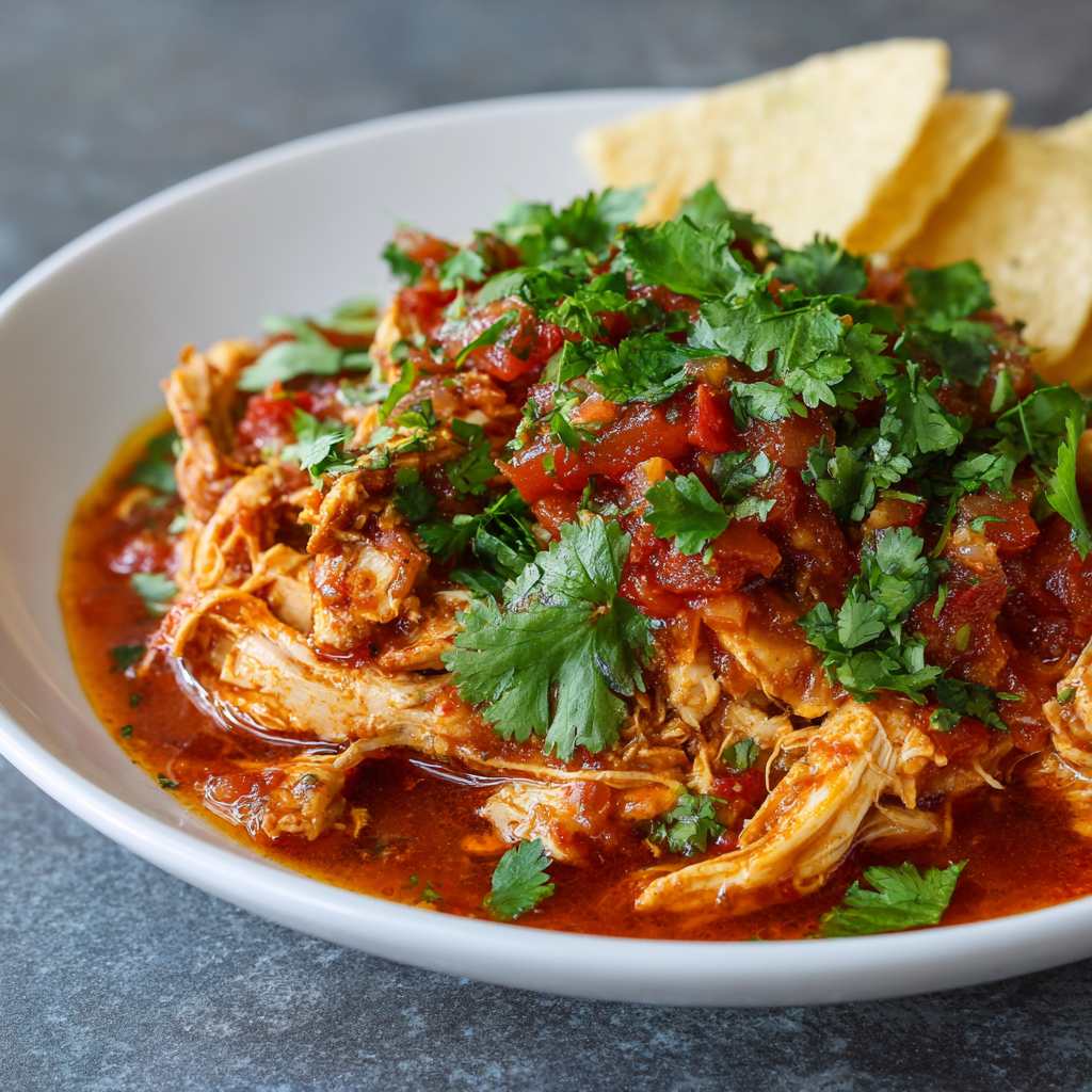 crockpot salsa chicken