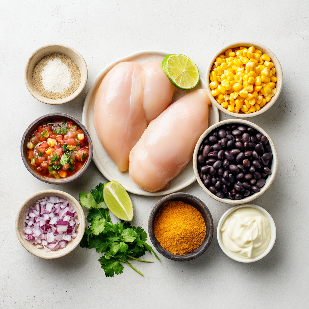 crockpot salsa chicken