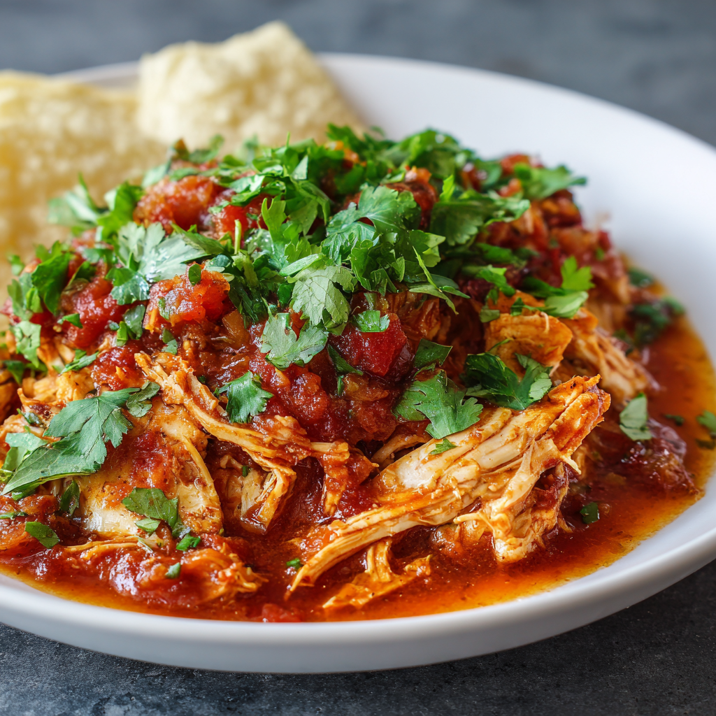 crockpot salsa chicken