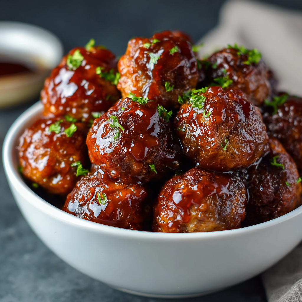 grape jelly bbq meatballs