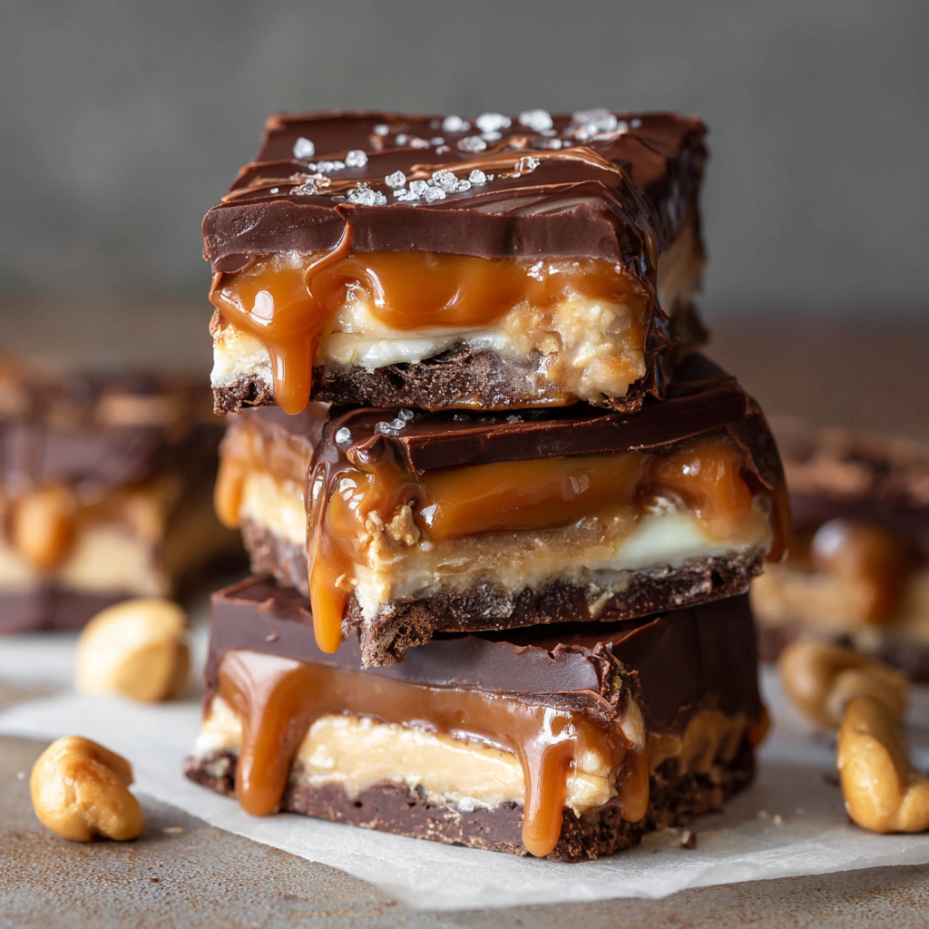 homemade snickers recipe